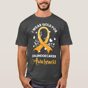 Kinderkanker Betere Bewustmaking Maand ik Draag Go T-shirt
