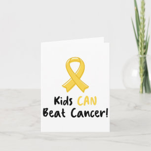 Kinderkanker Bewustzijn - Pediatric Cancer Ribb Kaart