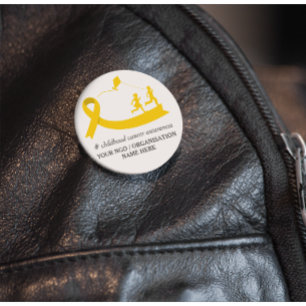 Kinderkanker Bewustzijn Promotioneel Ronde Button 3,2 Cm