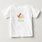 kinderkanker. brave.custom naam- Baby T-Shirt (Voorkant)