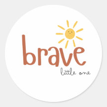 Kinderkanker Brave Little One Stickers Cute