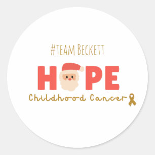 kinderkanker Custom Christmas hope Sticker