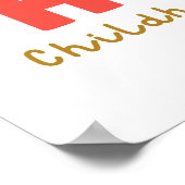 kinderkanker Custom Christmas Print Poster (Hoek)