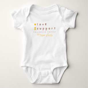 kinderkanker Custom Naam Baby One-Piece Romper