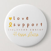 kinderkanker Custom Name Button (Voorkant)