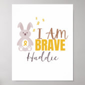 Kinderkanker. Dapper. Aangepaste naam Poster Print (Voorkant)