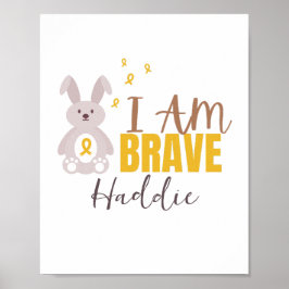 Kinderkanker. Dapper. Aangepaste naam Poster Print