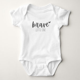 kinderkanker. dappere Baby Bodysuit Een stuk