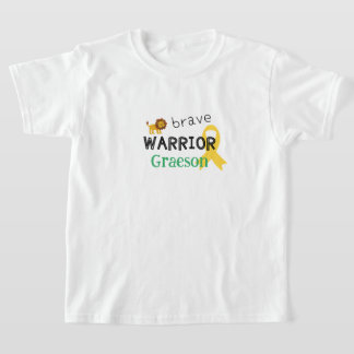 kinderkanker.dappere krijger.Custom Kinder T-Shirt
