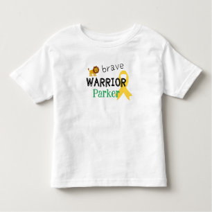 kinderkanker.dappere krijger.CustomToddler Shirt