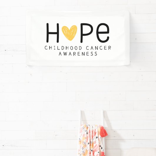 kinderkanker hoop Banner Teken (Insitu)