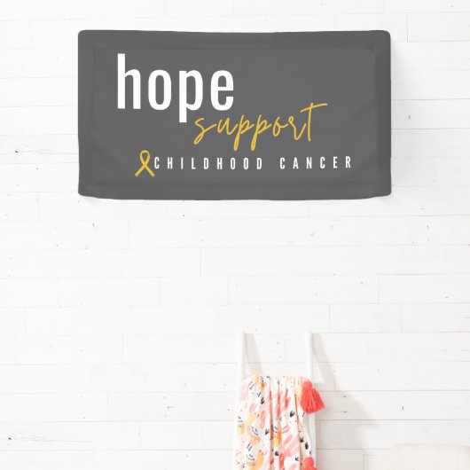 kinderkanker hoop steun Banner (Insitu)
