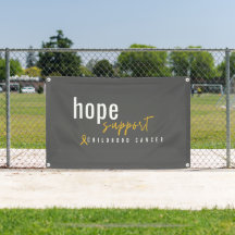 kinderkanker hoop steun Banner Outdoor Sign
