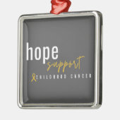 kinderkanker hoop steun Kerstmis Ornament (Links)