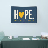 kinderkanker HOPE gouden hart Banner Sign (Beurs)
