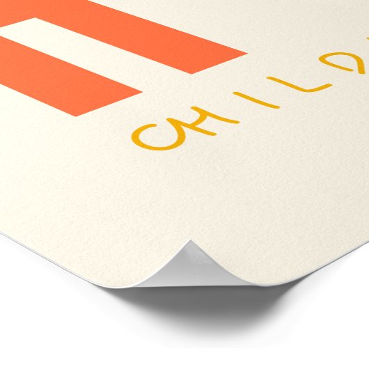 kinderkanker HOPE gouden hart Poster Teken (Hoek)