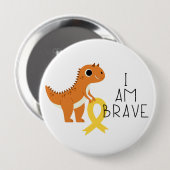 kinderkanker. Ik ben dapper. Button (Voorkant /achterkant)