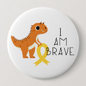 kinderkanker. Ik ben dapper. Button (Voorkant)