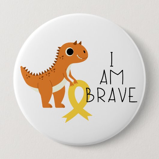 kinderkanker. Ik ben dapper. Button (Voorkant)