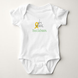 kinderkanker. Ik ben dapper.Custom Baby Bodysuit