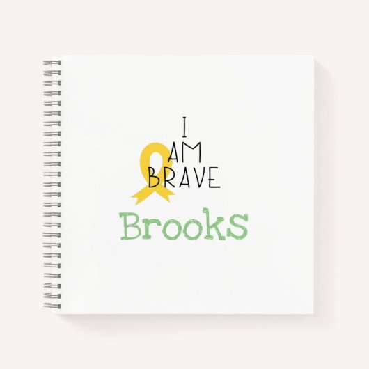 kinderkanker. Ik ben dapper.Custom Schetsboek Notitieboek (Voorkant)