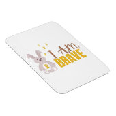 kinderkanker. Ik ben dapper. flexibele Foto magnee Magneet (Rechterzijde)