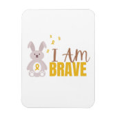 kinderkanker. Ik ben dapper. flexibele Foto magnee Magneet (Verticaal)