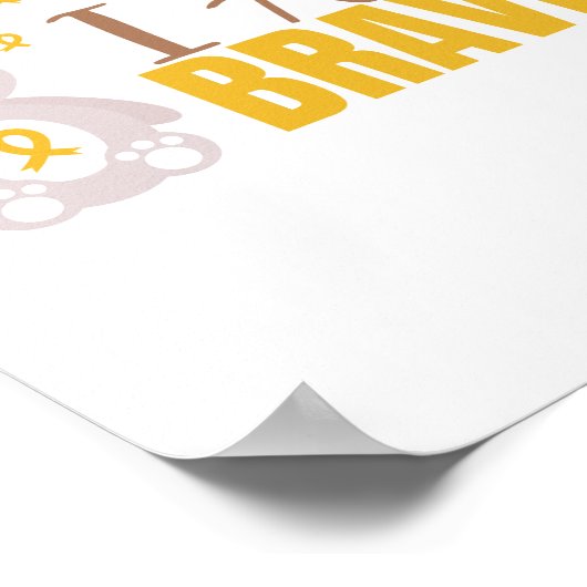 kinderkanker. Ik ben dapper. Schattig Poster & Pri (Hoek)