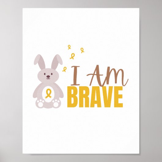 kinderkanker. Ik ben dapper. Schattig Poster & Pri (Voorkant)