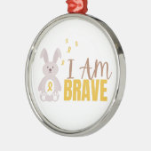 kinderkanker. Ik ben dapper. Vakantie Ornament (Links)