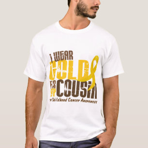 Kinderkanker Ik DRAAG GOLD VOOR MIJN COUSIN 6.3 T-shirt