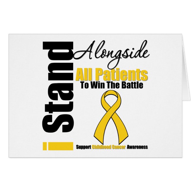 Kinderkanker Ik sta naast alle patiënten (Voorkant Horizontaal)