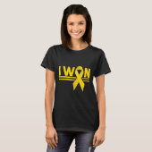Kinderkanker Ik wil lint T-shirt (Voorkant volledig)