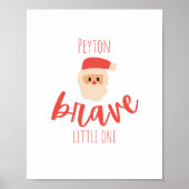 kinderkanker Kerst Aangepast Poster & Prints (Voorkant)