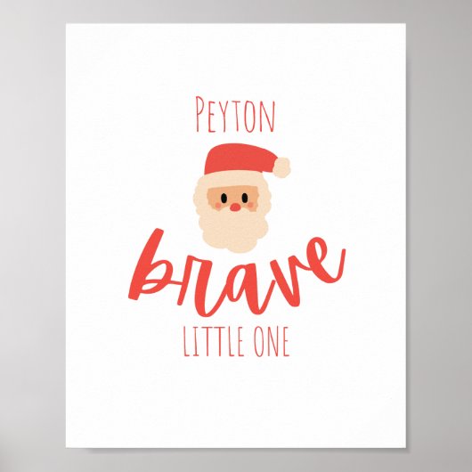 kinderkanker Kerst Aangepast Poster & Prints (Voorkant)