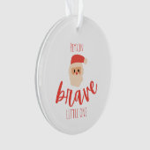 kinderkanker kerst aangepaste Ornament (voorkant)