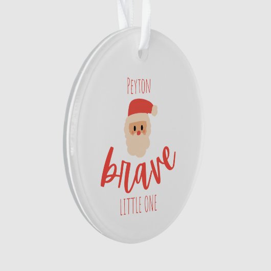 kinderkanker kerst aangepaste Ornament (voorkant)