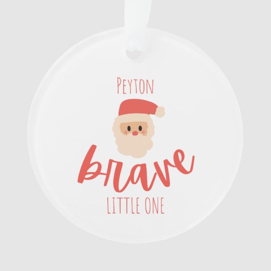 kinderkanker kerst aangepaste Ornament (voorkant)