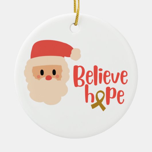 kinderkanker kerst Vakantie Ornamenten (Voorkant)