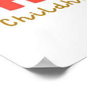 kinderkanker Kerst Vakantie Poster Prints (Hoek)