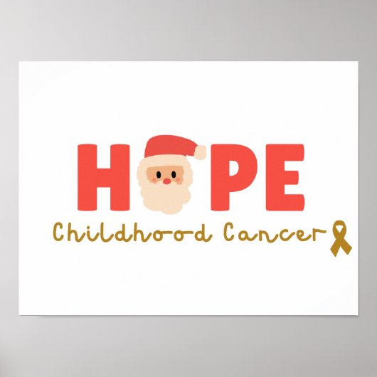 kinderkanker Kerst Vakantie Poster Prints (Voorkant)