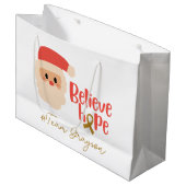 kinderkanker Kerstmis Custom Gift Tassen Groot Cadeauzakje (Voorkant Gekanteld)