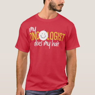 Kinderkanker Mijn oncoloog doet mijn haarlint T-shirt