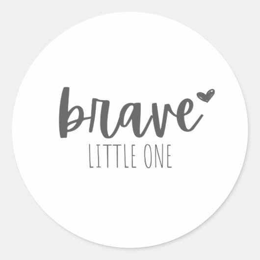 kinderkanker moedig kleintje Stickers Labels (Voorkant)