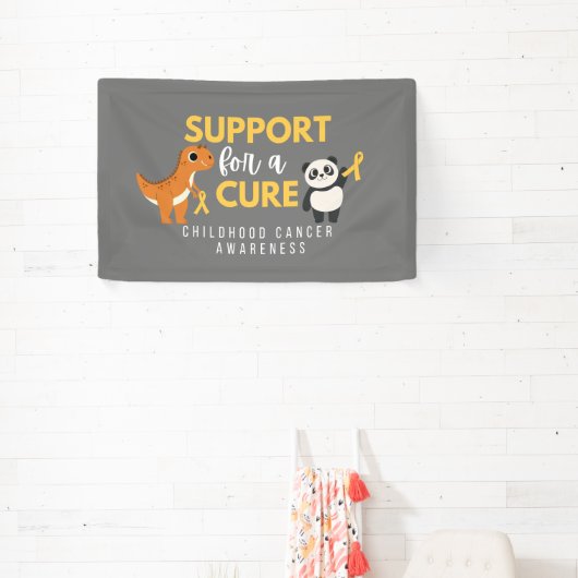 kinderkanker ondersteuning genezing Banner Sign (Insitu)