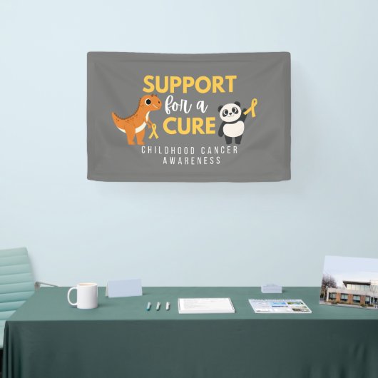 kinderkanker ondersteuning genezing Banner Sign (Beurs)