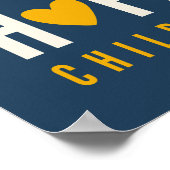 Kinderkanker Ondersteuning Hoop genezen Poster Pri (Hoek)