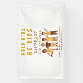 kinderkanker ondersteuning voor de genezing Banner (Verticaal)