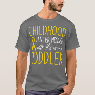 Kinderkanker Overseinen met de slechte Toddler-oor T-shirt