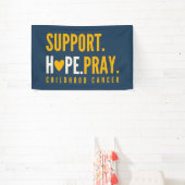 kinderkanker steun hoop bidden Banner Sign (Insitu)